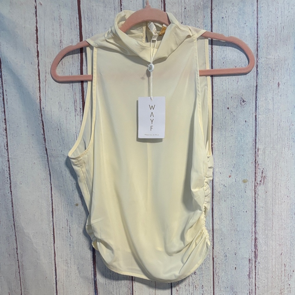 NWT WAYF Mock Neck Sleeveless top